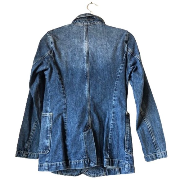 Vintage Y2K United Color of Benetton denim jacket blazer - Picture 9 of 16